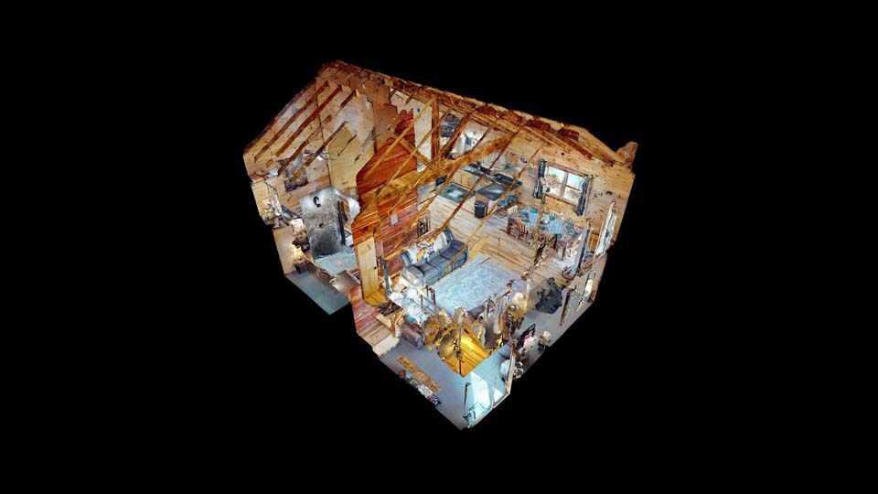 willifeesp-mar26-38 View of the cabin’s private driveway tucked away in the Hocking Hills hills.